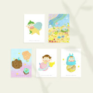 いたずらヒーローぱんちゃん【スイーツシリーズ】ポストカード