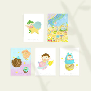 いたずらヒーローぱんちゃん【スイーツシリーズ】ポストカード